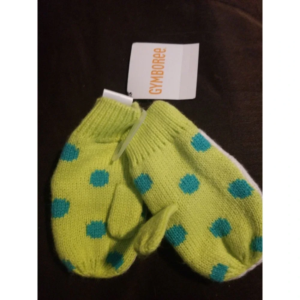 Gymboree color happy panda mittens nwt 12 24 months‎
